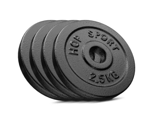 Набір дисків чавунних Hop-Sport Strong 4 x 2,5 кг