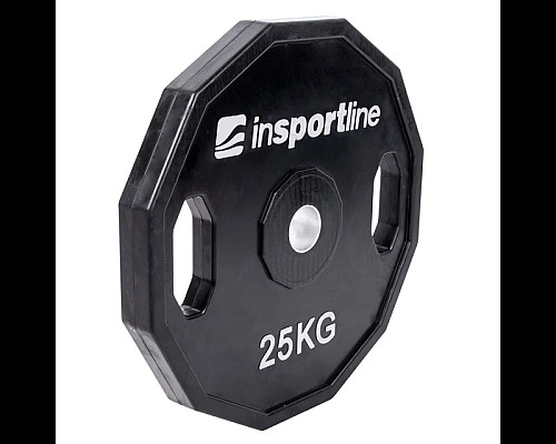 Диск прогумований inSPORTline Ruberton 25 кг