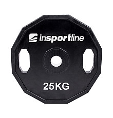 Диск прогумований inSPORTline Ruberton 25 кг