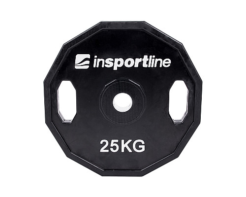 Диск прогумований inSPORTline Ruberton 25 кг