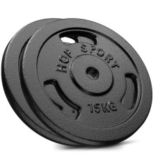 Набір дисків чавунних Hop-Sport Strong 2 x 15 кг