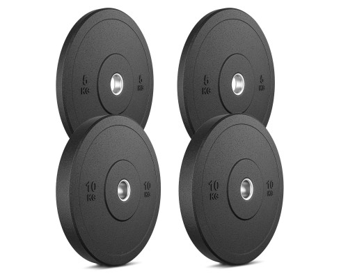 Диски гумові Marbo Sport MW-Bumper 2 x 10 кг, 2 x 5 кг