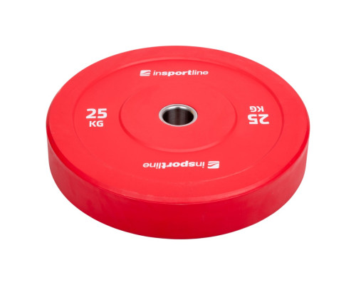 Диск олімпійський inSPORTline Bumper Plate Go 25 кг