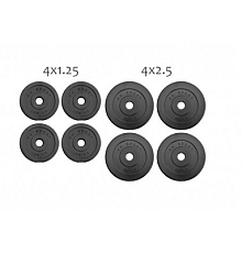 Набір дисків RN-Sport 15 кг (4 x 1,25, 4 x 2,5 кг)