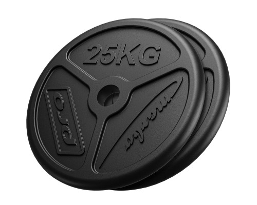 Диски олімпійські Marbo Sport MW-2x25KG-OLI 50 кг