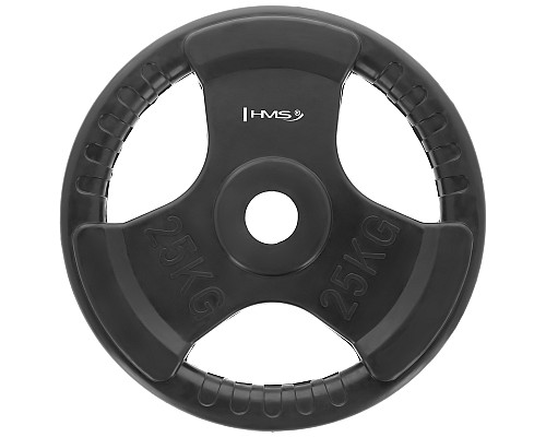 Диск HMS TOK25 OLYMPIC 25 кг, чорний