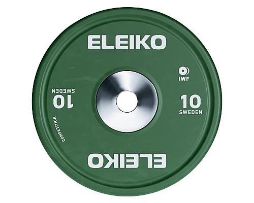 Диск змагальний для важкої атлетики Eleiko IWF, 10 кг