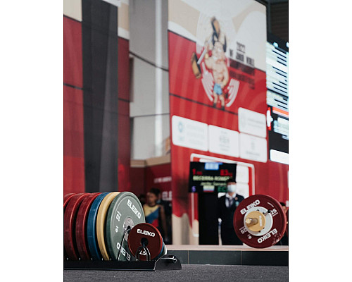 Диск змагальний для важкої атлетики Eleiko IWF, 10 кг