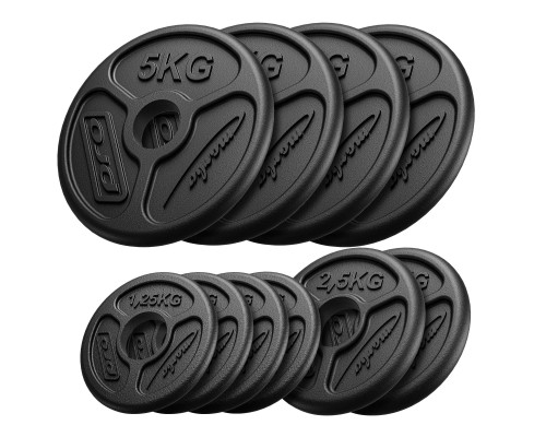 Диски олімпійські Marbo Sport MW-4x5KG_2x2,5KG_4x1,25-OLI 30 кг