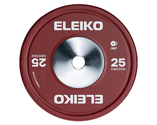 Диск змагальний для важкої атлетики Eleiko IWF, 25 кг