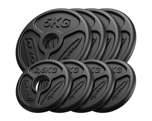 Диски олімпійські Marbo Sport  MW-4x5KG_4x2,5KG-OLI 30 кг