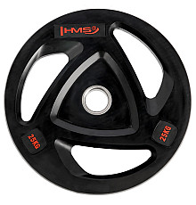 Диск HMS TOX25 OLYMPIC 25 кг, чорний