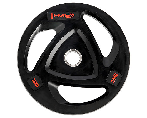 Диск HMS TOX25 OLYMPIC 25 кг, чорний