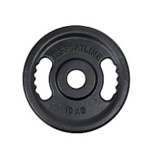 Диск чавунний олімпійський inSPORTline Castblack OL 10 кг