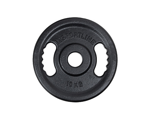 Диск чавунний олімпійський inSPORTline Castblack OL 10 кг