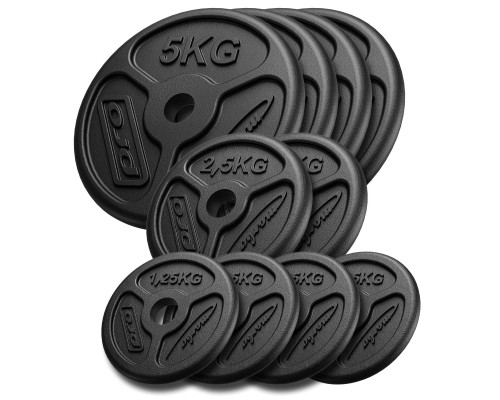 Диски чавунні Marbo Sport MW-4x5KG_2x2,5KG_4x1,25KG-SLIM 30 кг