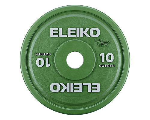 Диск змагальний для пауерліфтингу Eleiko IPF 10 кг