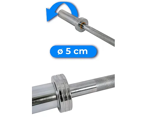 Гриф олімпійський прямий 120/50 THUNDER