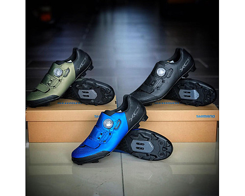 Велосипедні чоловічі кросівки SHIMANO MTB XC5 SH-XC502 BOA SPD - 43 - чорний