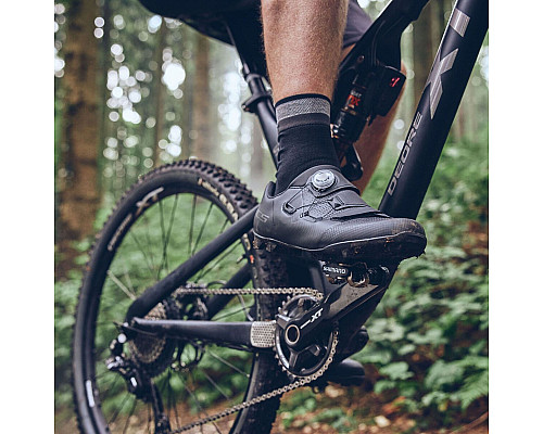 Велосипедні чоловічі кросівки SHIMANO MTB XC5 SH-XC502 BOA SPD - 43 - чорний