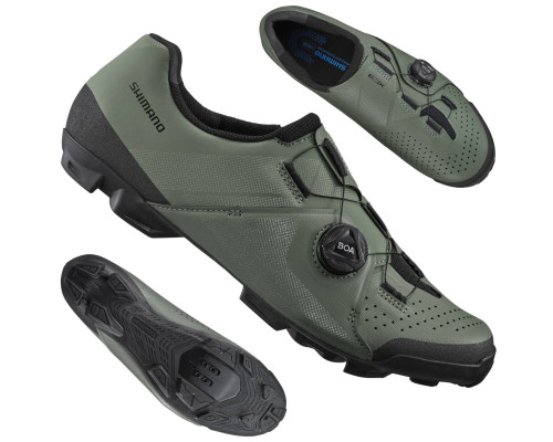 Кроівки SHIMANO MTB SH-XC300 BOA SPD оливкові розмір 42