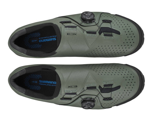 Кроівки SHIMANO MTB SH-XC300 BOA SPD оливкові розмір 42