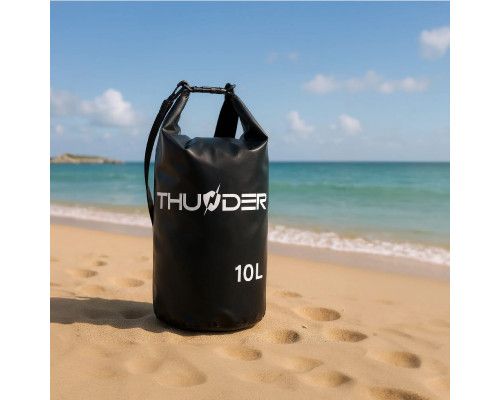 Гермомішок THUNDER 10 л чорний