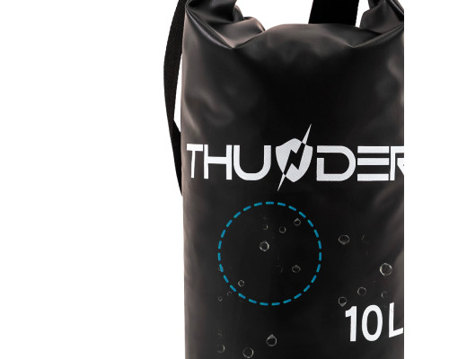 Гермомішок THUNDER 10 л чорний