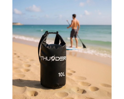Гермомішок THUNDER 10 л чорний