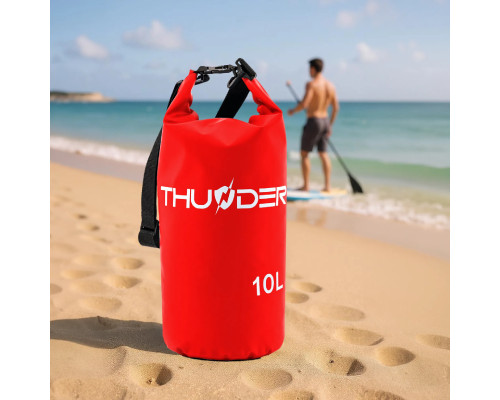 Гермомішок THUNDER 10 л червоний