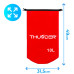 Гермомішок THUNDER 10 л червоний