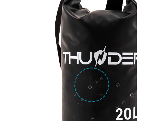 Гермомішок THUNDER 20 л чорний
