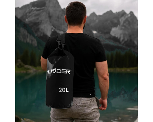 Гермомішок THUNDER 20 л чорний