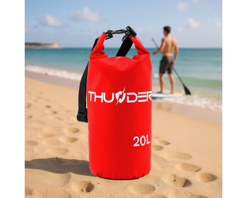 Гермомішок THUNDER 20 л червоний