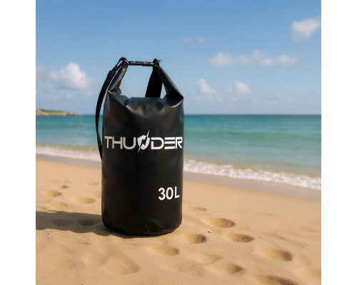Гермомішок THUNDER 30 л чорний
