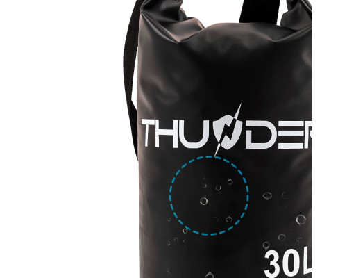 Гермомішок THUNDER 30 л чорний