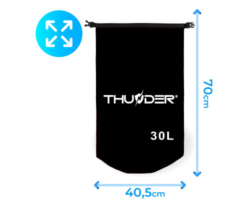 Гермомішок THUNDER 30 л чорний