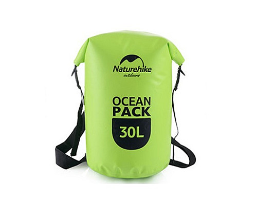 Гермомішок Naturehike Ocean Pack FS16M030-L 30 л, яскраво-зелений