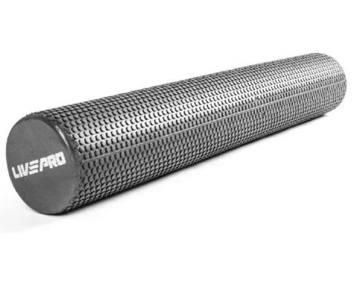 Масажний ролик FOAM ROLLER 90 х 15см, чорний