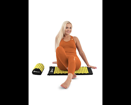 Подушка для акупунктури Hop-Sport HS-C037AP, чорно-жовта