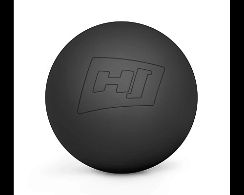 М'яч масажний силіконовий Hop-Sport HS-S063MB 63 мм, чорний М'яч масажний силіконовий Hop-Sport HS-S063MB 63 мм, чорний