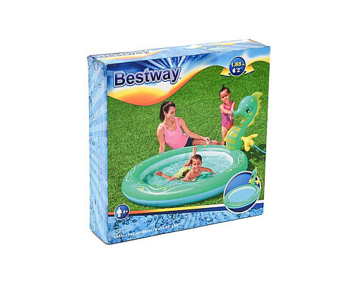 Басейн надувний дитячий Bestway 53114 160x86 см