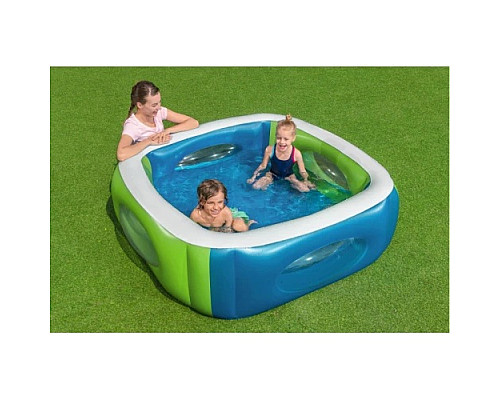 Басейн надувний дитячий Bestway 51132 168х168х56 см