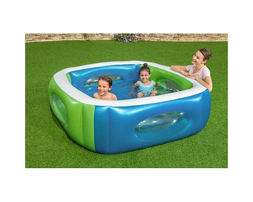 Басейн надувний дитячий Bestway 51132 168х168х56 см