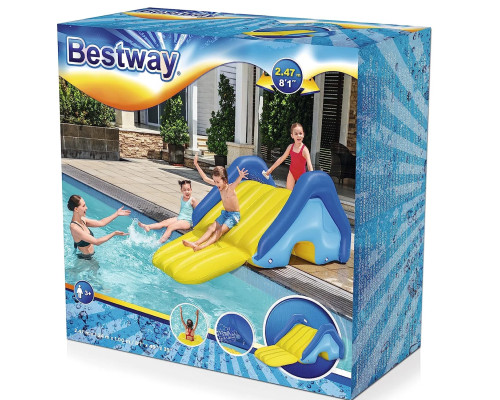 Гірка надувна дитяча Bestway 52453 247x124x100 см