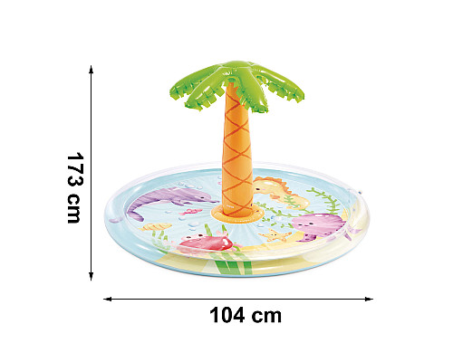 Басейн надувний дитячий Intex 56433 Palma 104x173 см