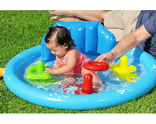 Басейн надувний дитячий Lil' SeaShapes Bestway 52568 115х89х76 см