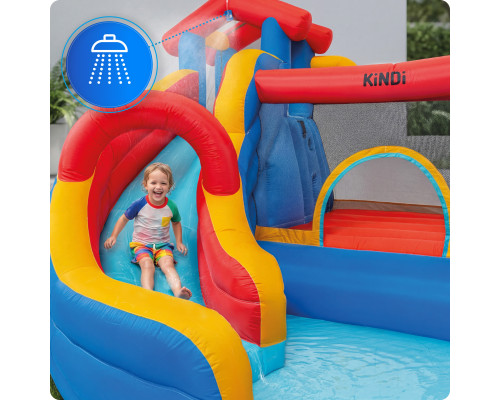 Надувний ігровий майданчик KiNDi DPZ003 357 x 305 x 230 cм з насосом 450W