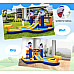 Надувний ігровий майданчик Costway Dolphins 579х408х250 см
