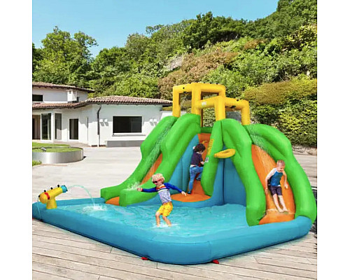 Надувний ігровий майданчик Costway Merlin 400х361х255 см